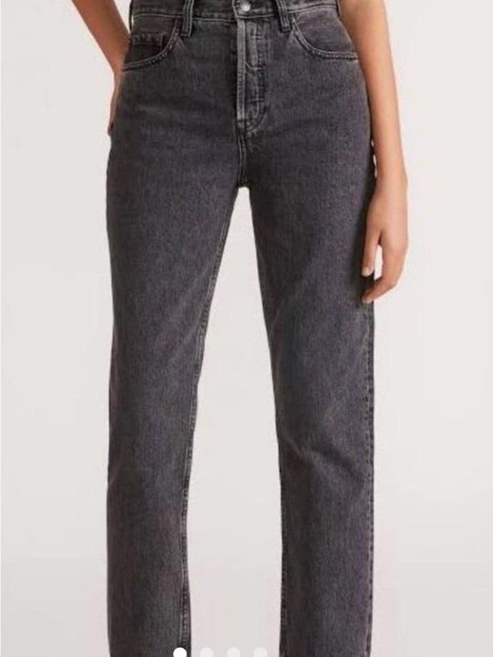 Everlane curvy High-Rise Straight Leg Women's Jeans - Charcoal